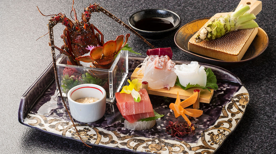 下田セントラルホテルの最上級和会席膳「旬彩」