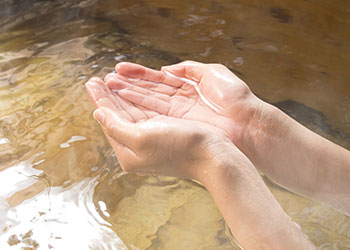 pH9.4の良質な泉質