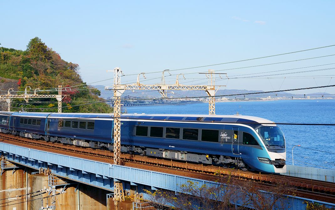 絶景を走る踊り子号