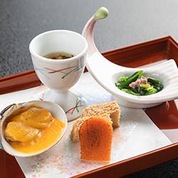 海の幸を使用したお料理